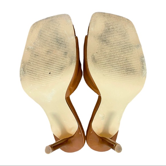 Steve Madden Signal Cognac Patent Leather Slide Heel, Size 6.5 - Picture 13 of 13